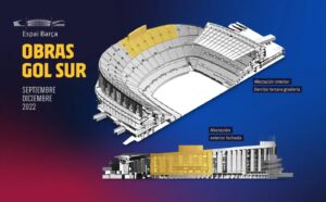 camp nou teilabriss tribüne wm